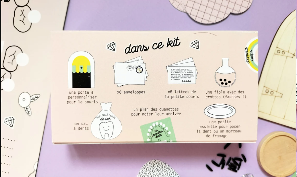 Boîte de jeux pour créer l histoire de la petite souris chez tawee la reunion 974